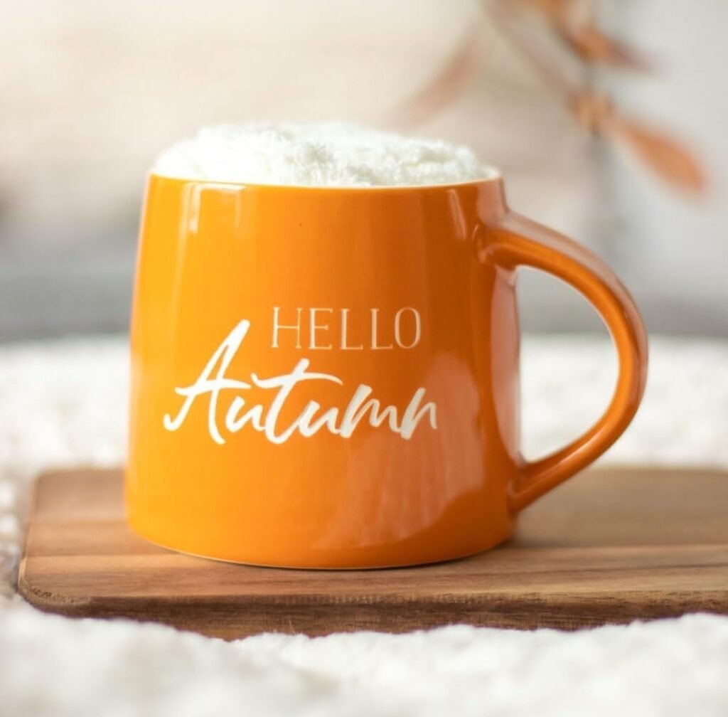 Ensemble tasse et chaussettes Hello Autumn